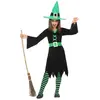 Image de Déguisement sorcière vert - Fille 55588