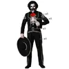 Image de Déguisement Squelette Méxicain : Noir - Homme RDLF-77471