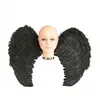 Image de Paire d'Ailes à Plumes Noires - 65 x 50 cm 109297-NEGR