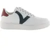 Image de Baskets effet cuir contraste femme Victoria Madrid Bleu 36 1258201-34