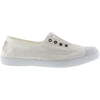 Image de Baskets femme sans lacets Victoria 1915 anglaise toile lavée Blanc 38 106623-20