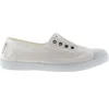 Image de Baskets femme sans lacets Victoria 1915 anglaise toile lavée Blanc 41 106623-20