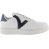 Image de Baskets faux cuir femme Victoria Madrid Bleu 37 1258202-30