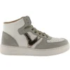 Image de Baskets montantes en cuir fendu effet métallisé femme Victoria Madrid Vert 38 1258223-65