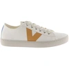 Image de Baskets toile bio contrastante Victoria Berlin Orange 37 1126160-44