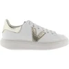 Image de Baskets effet cuir et métal femme Victoria Milan Argenté 37 1263106-594