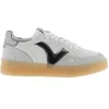 Image de Baskets en effet cuir et métal femme Victoria Gris 36 1257130-19