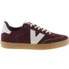 Image de Baskets en cuir fendu et contraste femme Victoria Berlín Ciclista Rouge 41 1126218-41