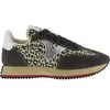 Image de Baskets en nylon imprimé animal et cuir fendu femme Victoria Cosmos Noir 37 1134116-10