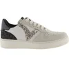 Image de Baskets effet cuir fendu et paillettes femme Victoria Madrid Gris 36 1258271-22