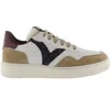 Image de Baskets effet cuir fendu et paillettes femme Victoria Madrid Beige 36 1258272-80