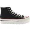 Image de Baskets femme Victoria double toile Tribu Noir 40 1061121-10