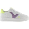 Image de Baskets seul effet cuir et néon femme Victoria Jaune 36 1257121-50