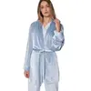 Image de Manteau à manches longues à pois femme Admas Classic Bleu L 57466-0-000204