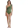 Image de Maillot de bain 1 pièce volants latéraux femme Admas Vert 38 11251-0-000397
