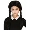 Image de Perruque Mercredi noire avec tresses, Enfant 4945FG