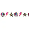 Image de Guirlande Années 80's Forever étoiles/éclairs 3m 31130FG