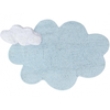 Image de Tapis lavable Puffy Dream bleu (110 x 170 cm)
