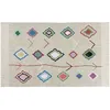 Image de Tapis lavable Kaarol sur fond écru (140 x 200 cm)