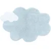Image de Tapis lavable en coton naturel nuage Mini Dream bleu clair (70 x 100 cm)