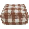 Image de Pouf Vichy caramel
