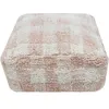 Image de Pouf Vichy rose