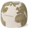 Image de Pouf Carte du Monde Rugcycled
