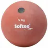 Image de Poids à lancer en caoutchouc Softee 5Kg 24219.003.10 Rouge 5 Kg