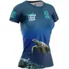Image de T-shirt femme Otso Kona Turtle SSS-KONATURTLE21-W Bleu XS