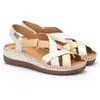 Image de Sandales compensées femme Pikolinos Cadaques W8K-0741C2 Beige 38 W8K-0741C2-807