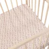 Image de Drap housse pour berceau Gala Cerise (120 x 60 cm)