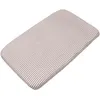 Image de Drap housse pour berceau Praliné Rayures Moka (120x60 cm)