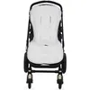 Image de Assise pour poussette Little Bloom Fleurs Gris