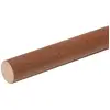 Image de Baguettes rondes en bois x 4 : Noyer Ø 5 x 1000 mm Disar-62005
