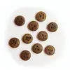 Image de Accessoire pour maquette de bateau en bois : caps de mouton 7mm noyer x 25 Disar-11007