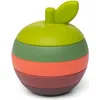 Image de Jouet de dentition en silicone Pomme vert et rouge