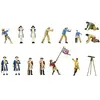 Image de Set de 14 Figurines avec Accessoires en Mètal pour HMS Endeavour Artesania-22520F