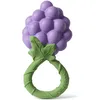 Image de Hochet anneau de dentition 2 en 1 grappe de raisin