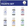 Image de Set de 6 peintures pour maquette bateau - Cotre Corsaire Le Renard Artesania-277PACK18