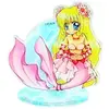 Image de Figurine acrylique Uchiwa Mermaid Melody: Pichi Pichi Pitch Luchia Nanami with Flowers Multicolore 21 cm SDTUCHKOD79119