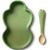 Image de Set repas bébé assiette et cuillère Kendall la salade