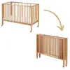 Image de Lit d'appoint pliable Jori Natural (120 x 60 cm)