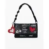 Image de Sac bandoulière femme Desigual Wow Murano Noir TU 26WAXP39-2000