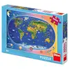 Image de Puzzle 300 pièces : Carte du monde Dino-472136
