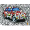 Image de Puzzle 500 pièces : Coccinelle VW peinte Dino-502796