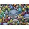 Image de Puzzle 1000 pièces : Poissons Colorés Dino-533011