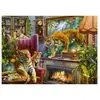 Image de Puzzle 1000 pièces : Tigres Dino-533325