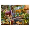 Image de Puzzle 1000 pièces : Tigres