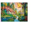 Image de Puzzle 2000 pièces : Maison au bord de la rivière