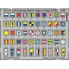Image de Pavillons de signalisation maritime internationaux en acier 53178